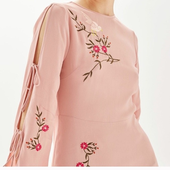 Topshop - Tokyo Embroidered midi dress - Picture 5 of 6